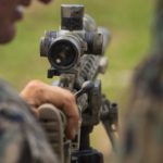 Marines Sniper Rifle Aiming Scope Weapon Shooting