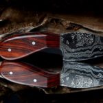 neck knife damaszener stahl