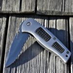 pocket knife silver outdoor knife
