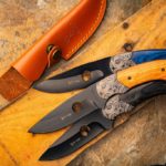 three camping edc elk elkridge knives